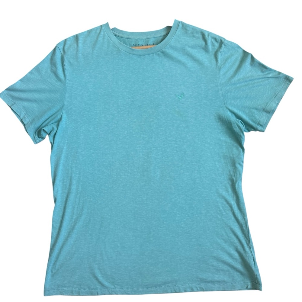 American Eagle Outfitters Green Short Sleeve Men’s Tee Size Large 100% Cotton